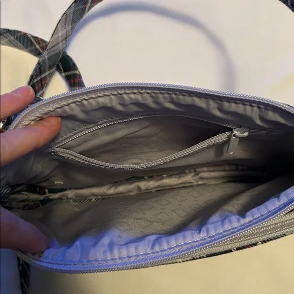 Vera Bradley snowy plaid crossbody bag - Picture 4 of 8
